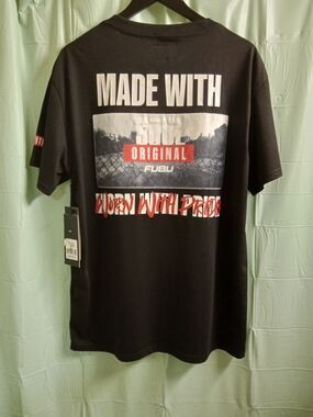 FUBU Made With Soul Worn With Pride T-Shirt Black